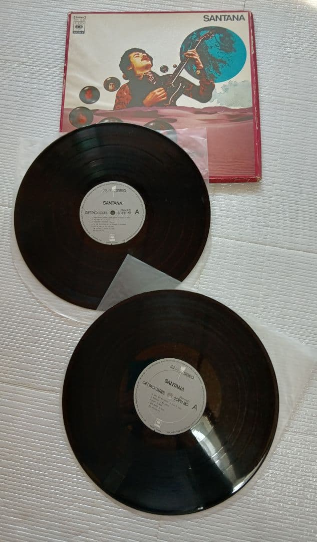 Santana Moonflower & Rolling Stones Japan LP Vinyl Records Lot 4-Album Set