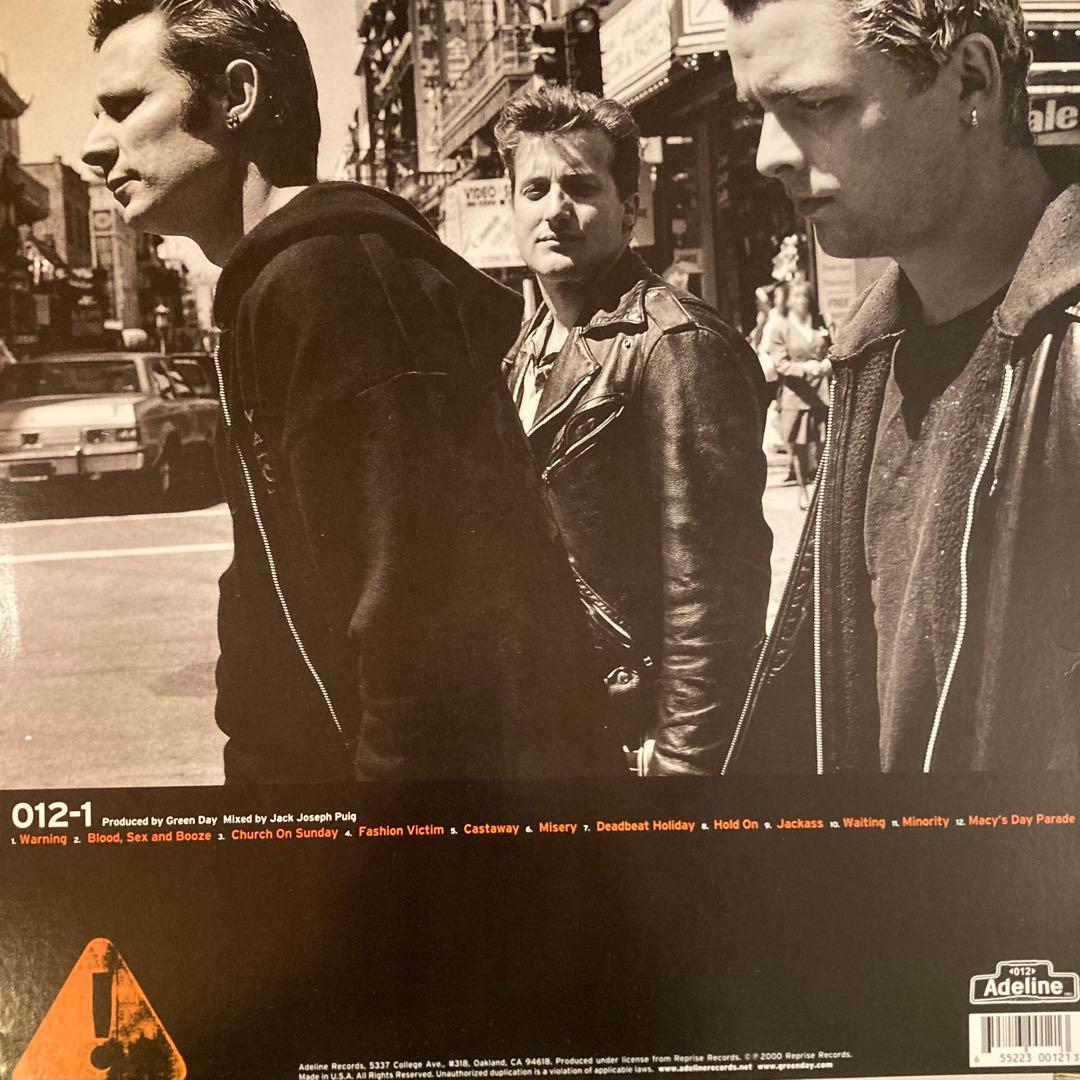 Green Day Warning LP US Original Green Vinyl Used | Japansoundstore