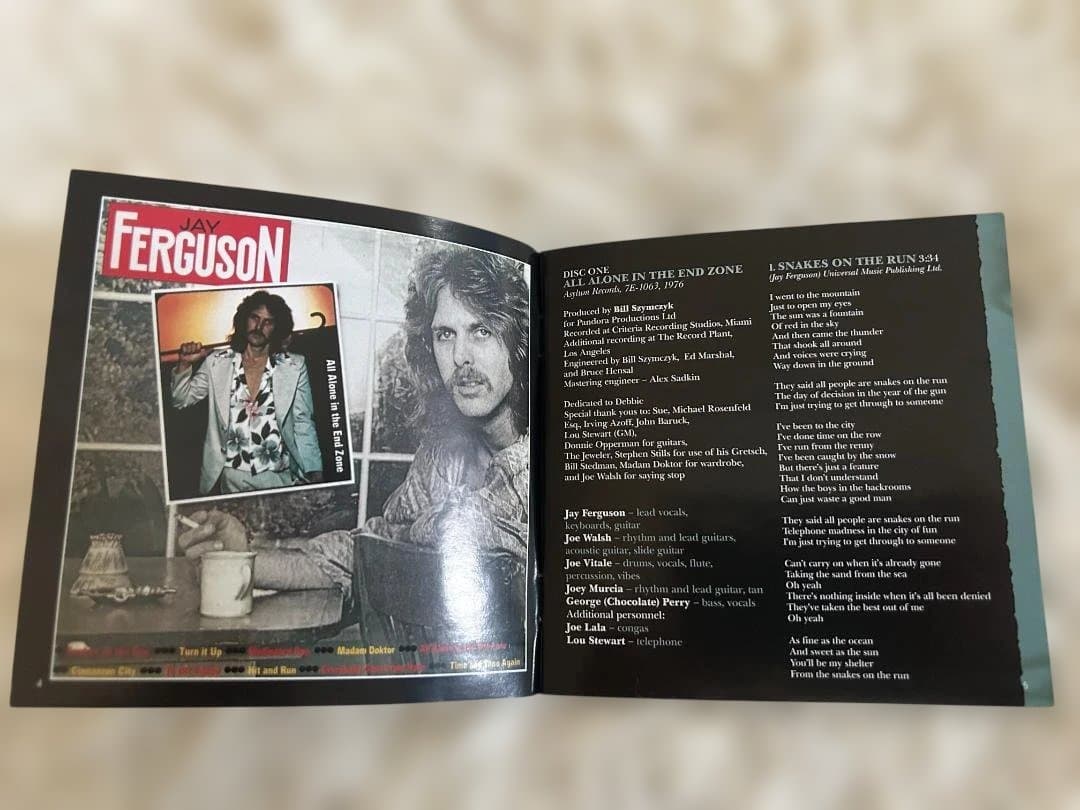 Jay Ferguson 2CD Set: 3 Solo Albums Compilation, Edsel Remaster 2013
