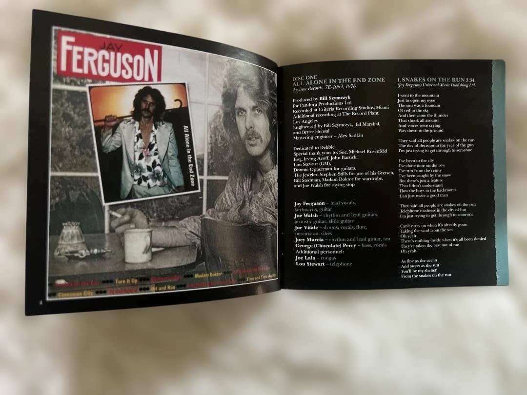 Jay Ferguson 2CD Set: 3 Solo Albums Compilation, Edsel Remaster 2013