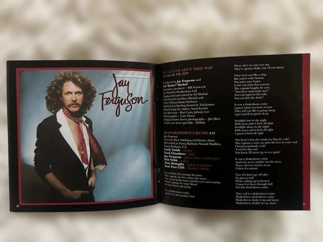 Jay Ferguson 2CD Set: 3 Solo Albums Compilation, Edsel Remaster 2013