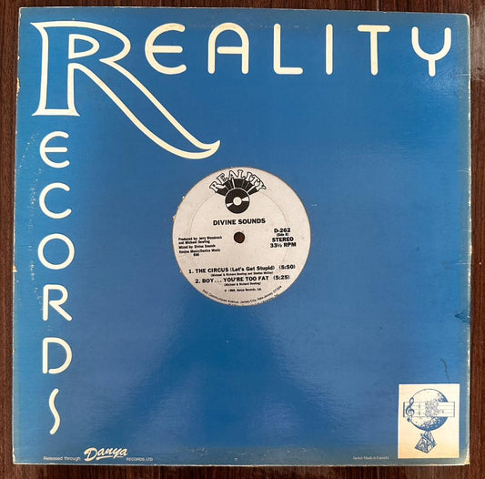 Divine Sounds - My Mother / Do You Want To Go To Heaven - 12" US Hip Hop Reality