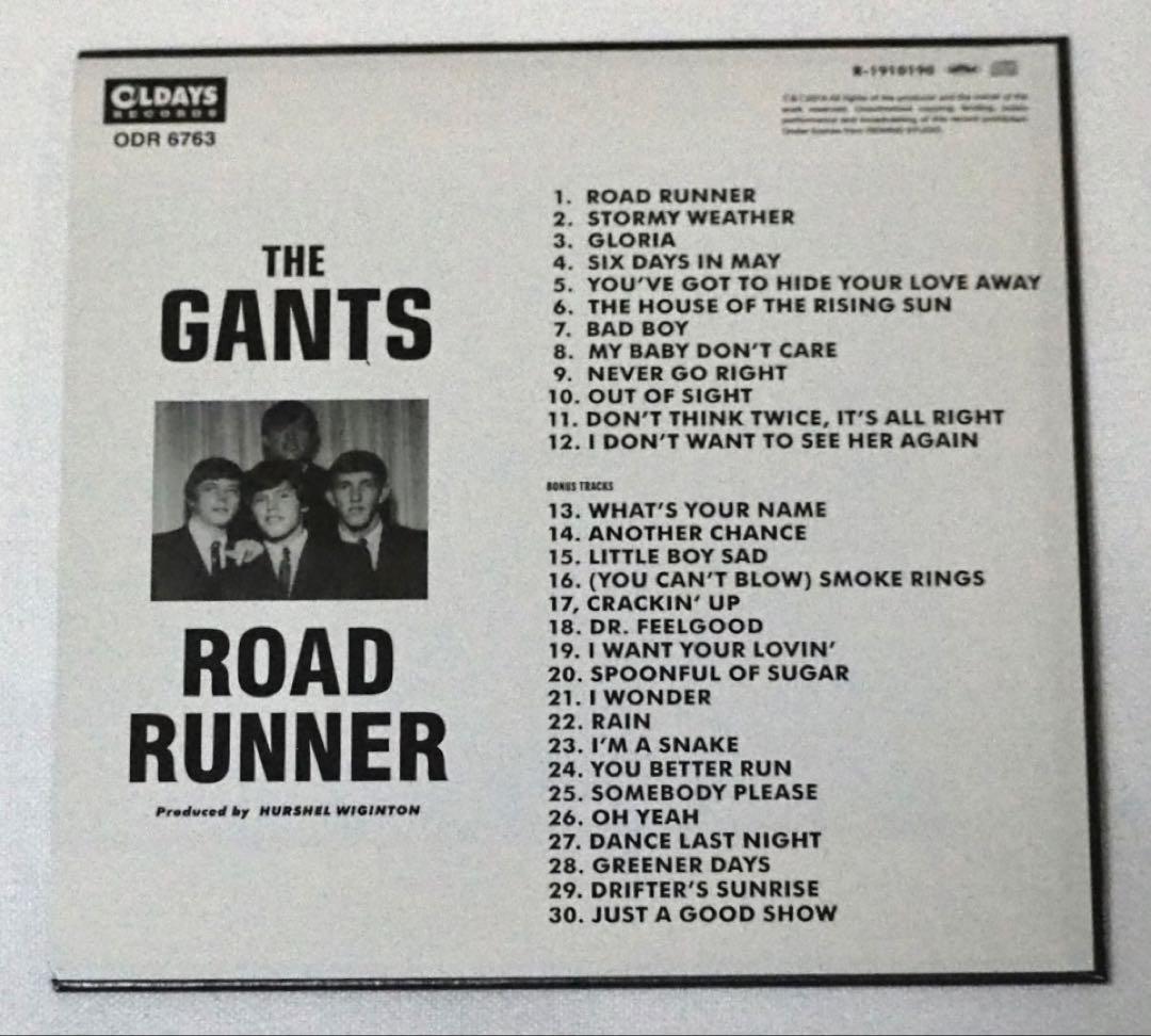 The Gants - Road Runner CD Japan Press Paper Sleeve w/ OBI Limited Edition