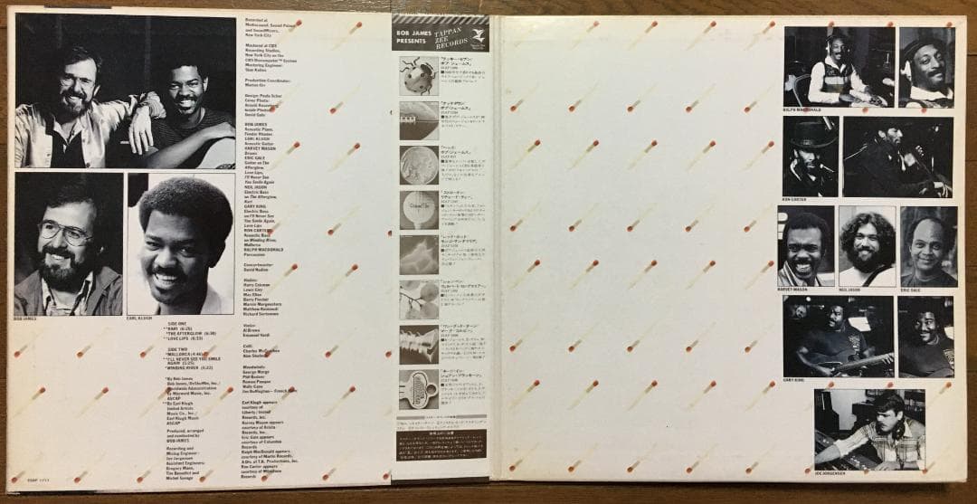 Bob James & Earl Klugh - One On One LP Vinyl 1979 Japan Master Sound Jazz Fusion