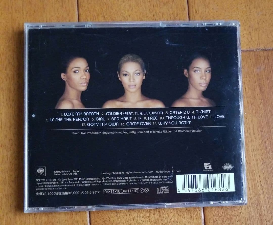 Destiny's Child Destiny Fulfilled Japan Press CD 2004 Bonus Tracks