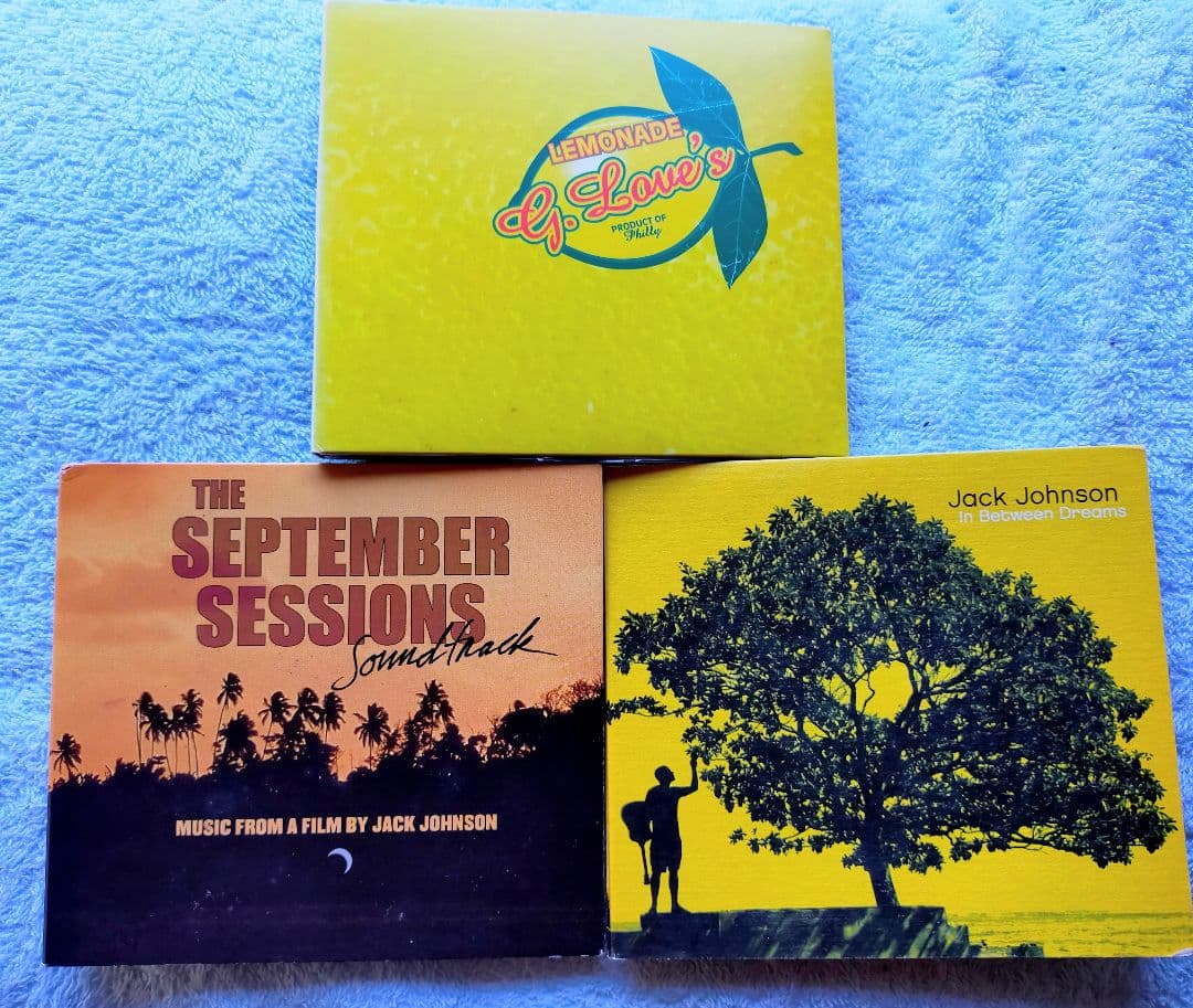 G. Love / Jack Johnson 3 CD Bundle: Lemonade (Japan Press) + Soundtrack + In Bet