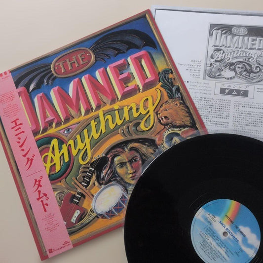 The Damned Japanese LP record with Obi, Used, Slight Wear | Japansoundstore