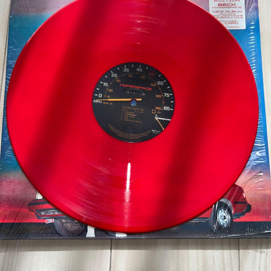 Beck Hyperspace Red Vinyl LP with J Card Used | Japansoundstore