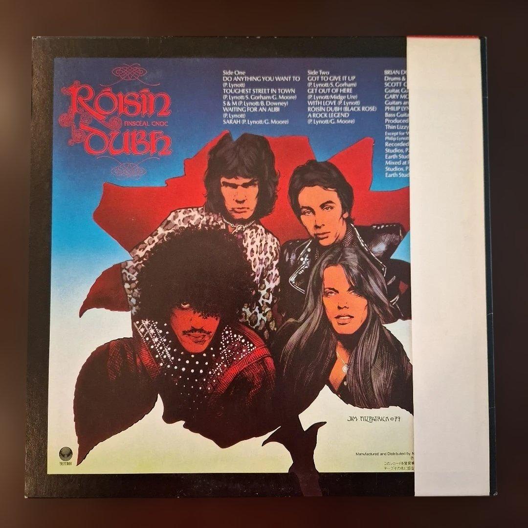 Thin Lizzy - Black Rose: A Rock Legend LP Japan Vinyl Record with Obi & Insert