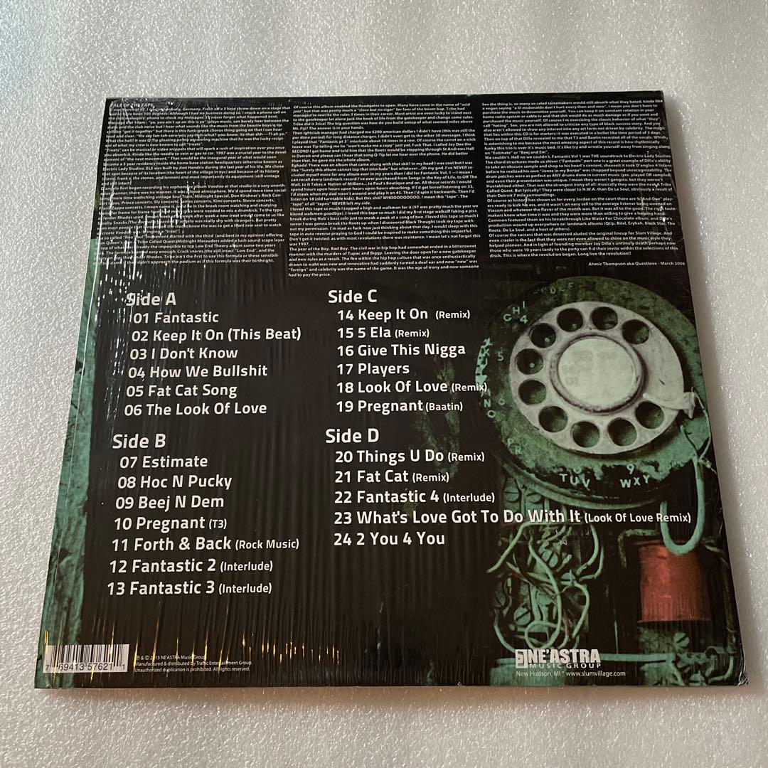 Slum Village - Fan-Tas-Tic Vol. 1 - 2015 Vinyl 2LP - J Dilla Classic Hip Hop