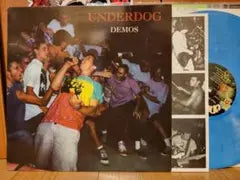Underdog Demos Vinyl LP Blue Color Pressing Hardcore Punk NYHC Rare