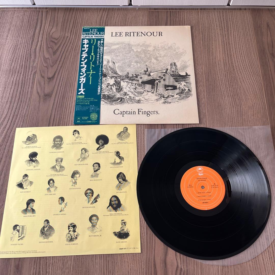 Lee Ritenour - Captain Fingers LP Vinyl Record Japan 25AP 577 Fusion Jazz