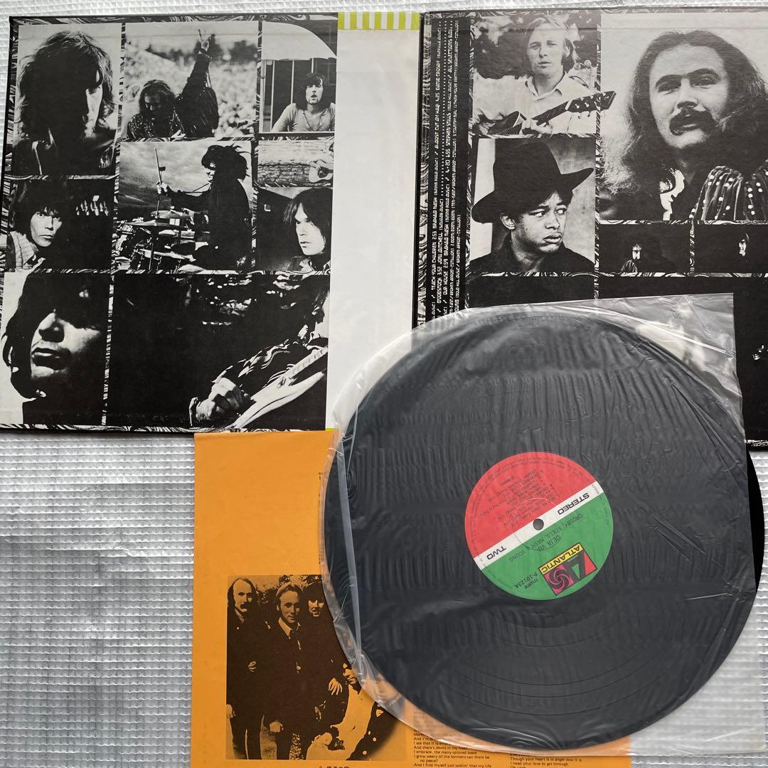 Crosby, Stills, Nash & Young - Deja Vu LP Japan Vinyl Record with Obi