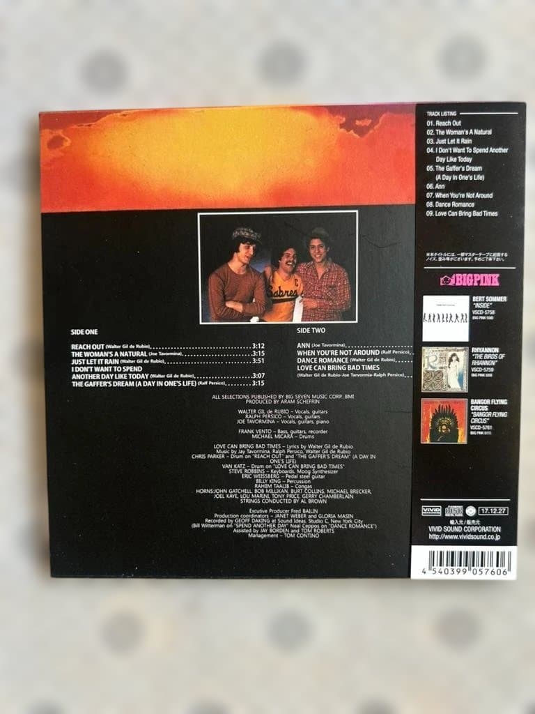 Sunshine Sunshine Japanese Paper Sleeve w/ Obi Rare & Near Mint CD | Japansoundstore