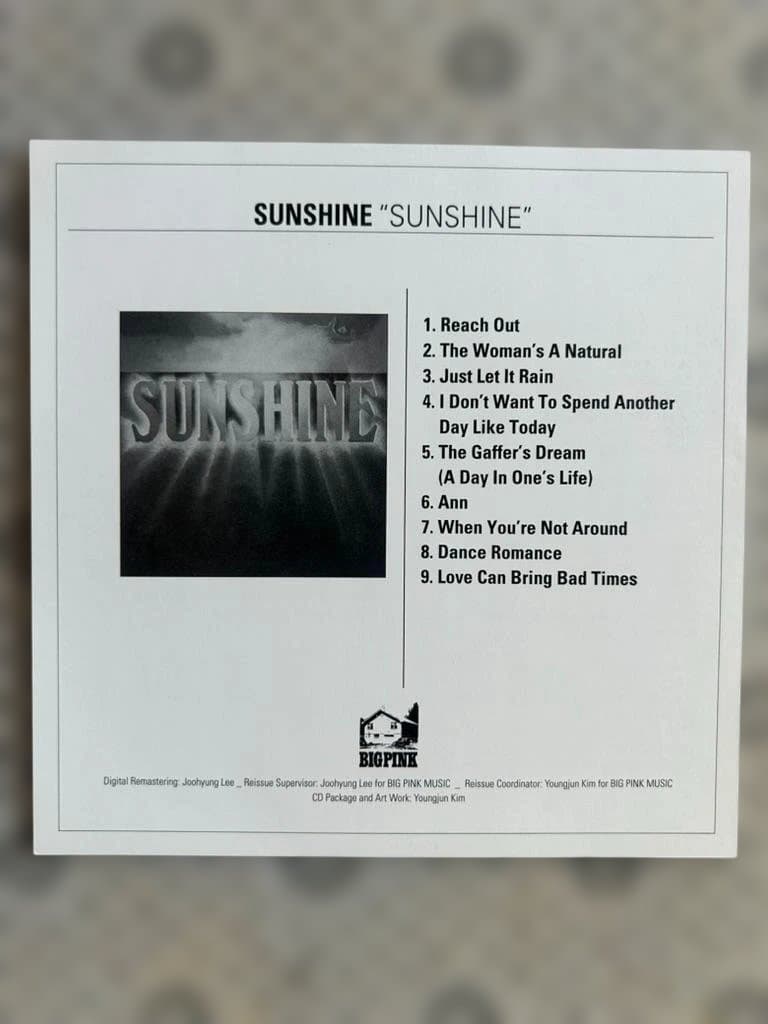 Sunshine Sunshine Japanese Paper Sleeve w/ Obi Rare & Near Mint CD | Japansoundstore