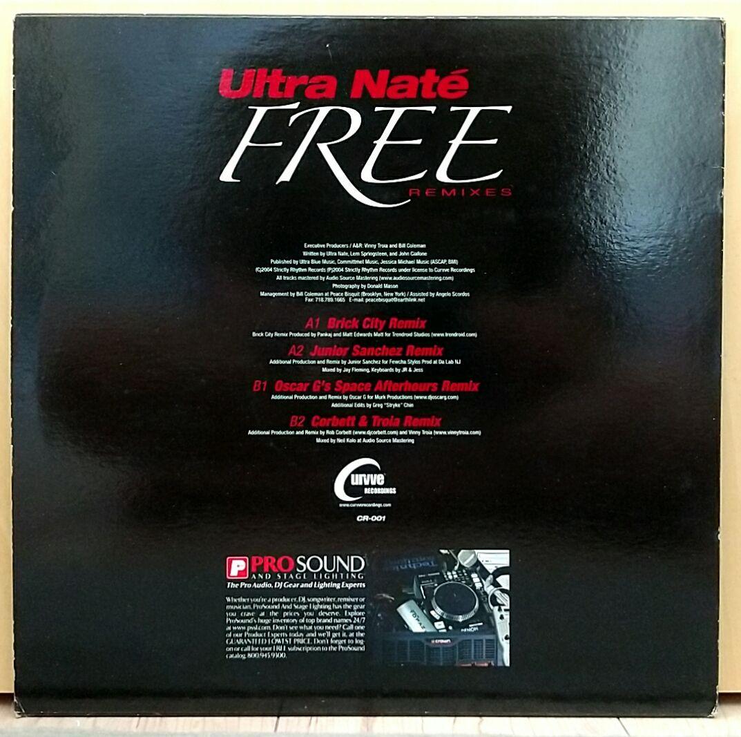 Ultra Nate - Free (Remixes) 12" Vinyl Record Club Dance House