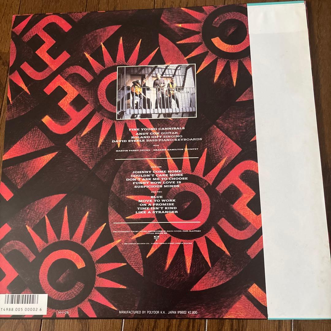 Fine Young Cannibals S/T Vinyl LP Japan Pressing With Obi Strip