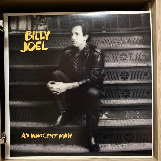 Billy Joel - An Innocent Man LP, Japan Pressing, 1983, Obi, Lyrics, Calendar