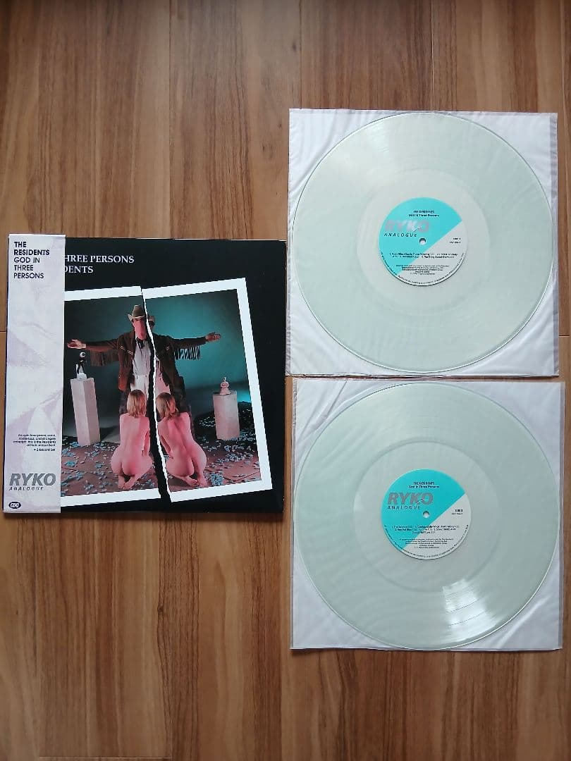 The Residents - God In Three Persons 2LP Clear Vinyl Ryko Analogue RALP0044-2