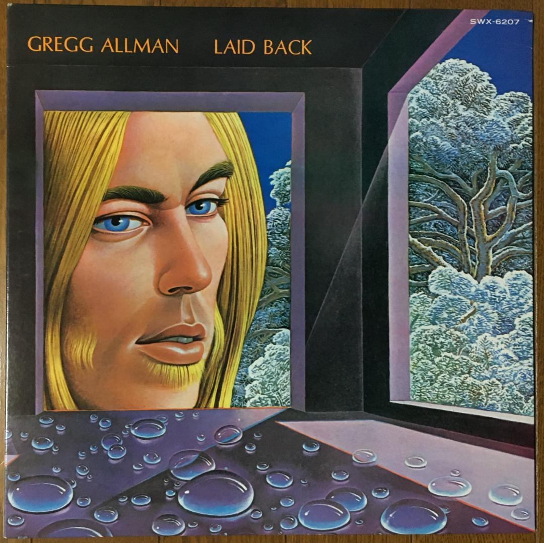 Gregg Allman - Laid Back Japan LP 1973 Soul Rock Vinyl Record w/ Liner Notes