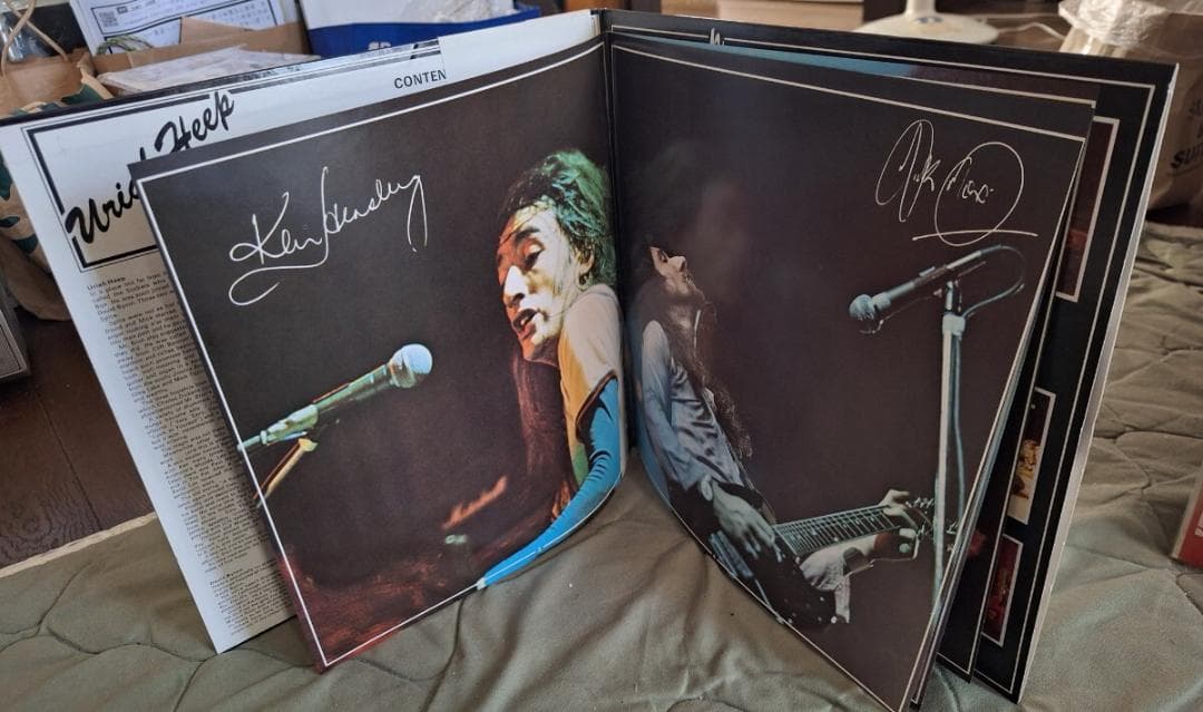 Uriah Heep Live 2LP Japan Orig Gatefold PSS-273~4-BZ With Obi & 10P Booklet