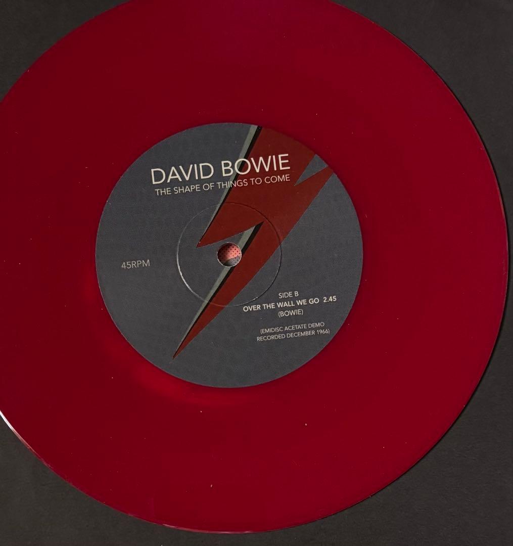 David Bowie The Shape of Things to Come 7" Red Vinyl Limited Edition 500 Copies
