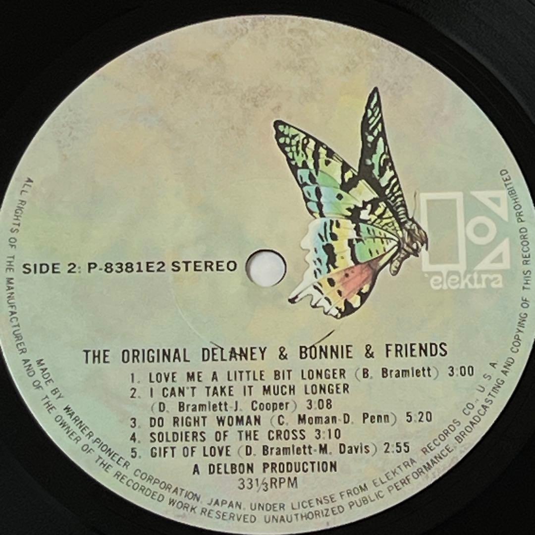 Delaney & Bonnie - The Original Delaney & Bonnie Japan LP P-8381E w/ Obi