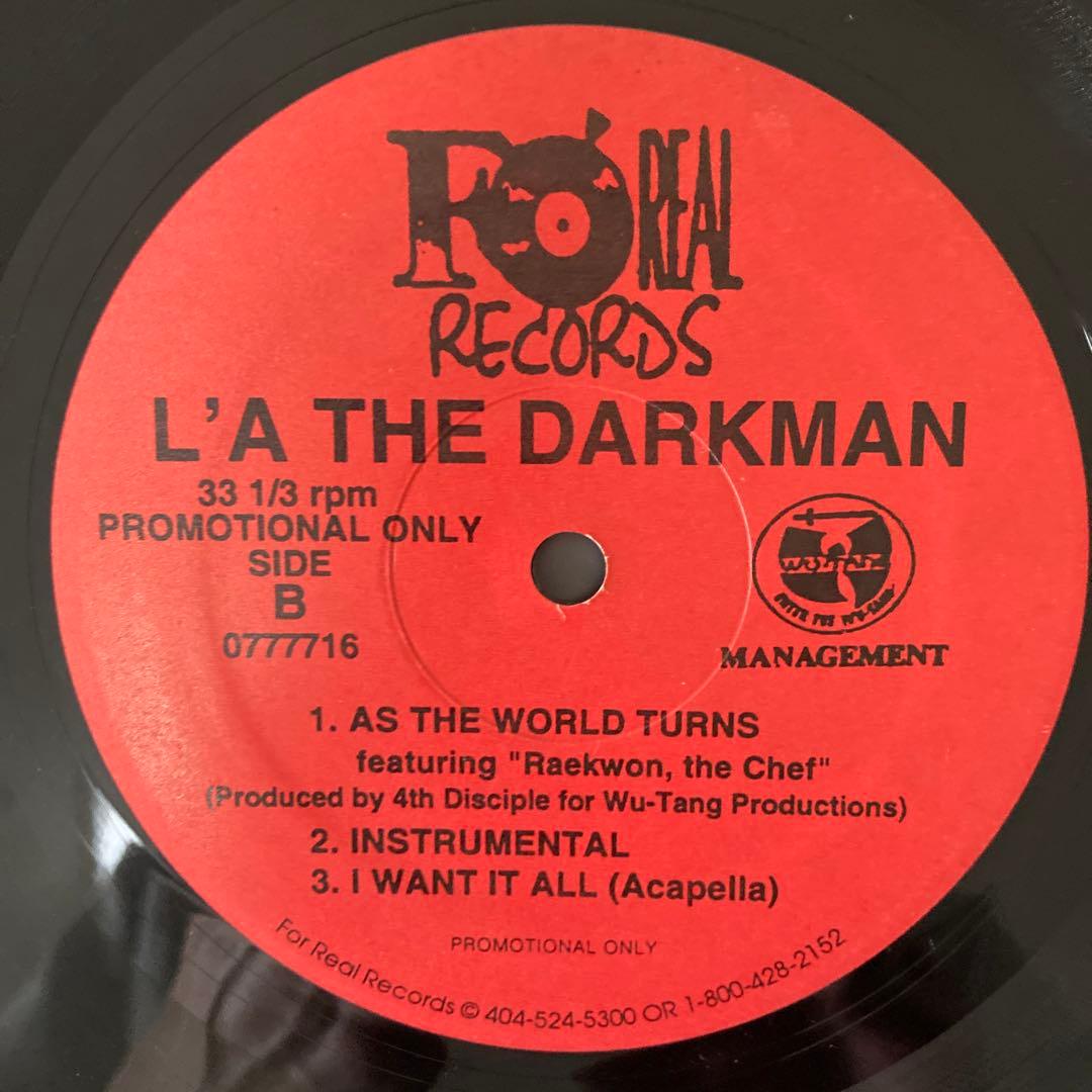 L'A The Darkman - I Want It All 12" Vinyl Promo Wu-Tang Clan Related Hip Hop