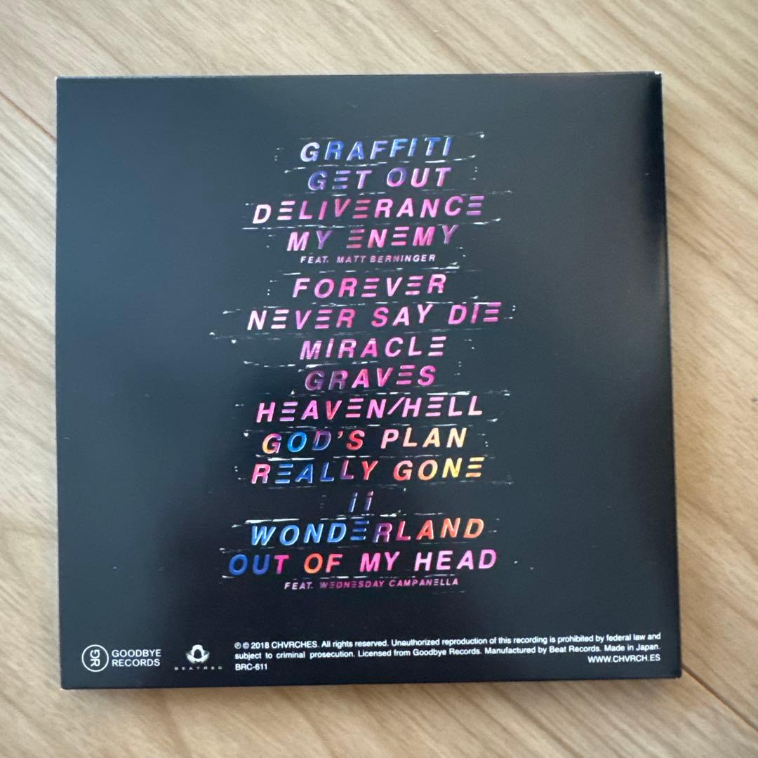CHVRCHES - Love Is Dead CD Japan Press Mini LP Sleeve Edition 2018 BRC-611