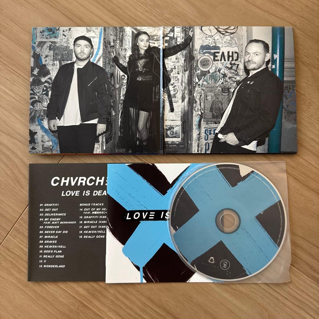 CHVRCHES - Love Is Dead CD Japan Press Mini LP Sleeve Edition 2018 BRC-611