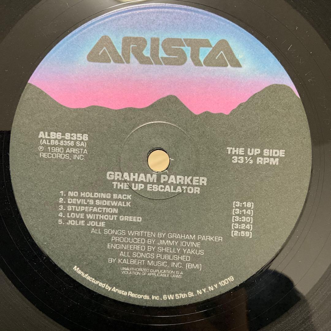 Graham Parker And The Rumour - The Up Escalator Vinyl LP US Pressing