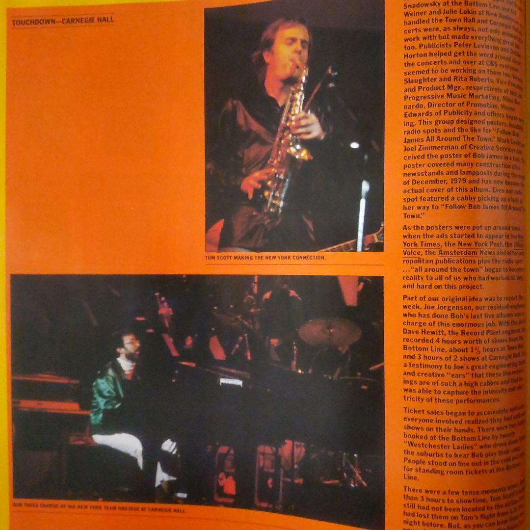 Bob James - All Around The Town Live 2LP Japan Vinyl Fusion Record 1980 w/Obi