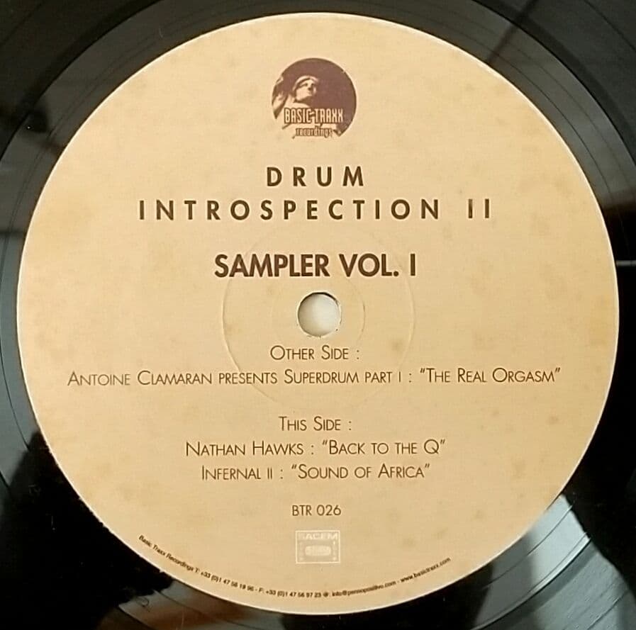 Various - Drum Introspection II Sampler Vol. 1 12" Vinyl Electronic Club House