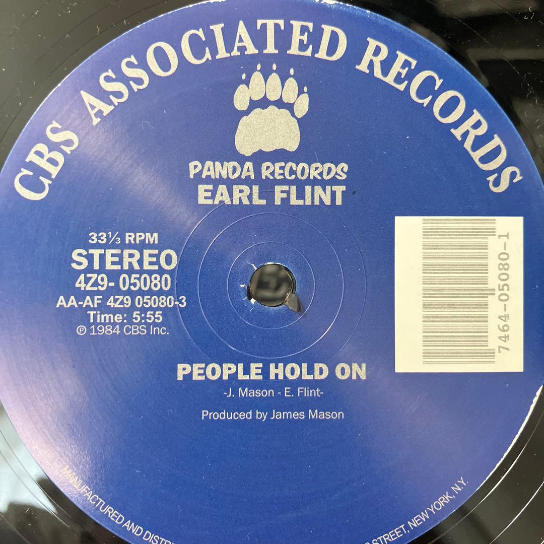 Earl Flint - People Hold On 12" Vinyl Record James Mason Production Electro Funk