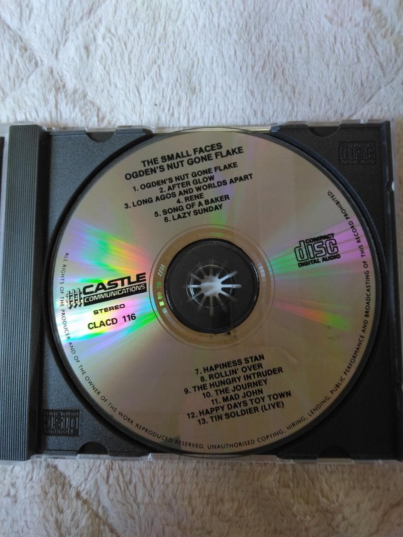 Small Faces - Ogdens' Nut Gone Flake CD Castle Communications France Press