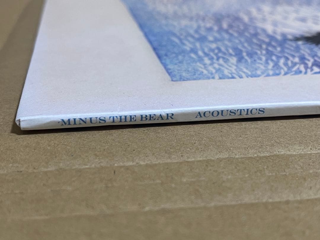 Minus The Bear - Acoustics LP Vinyl 2008 US Original Blue/Cream Marble Pressing