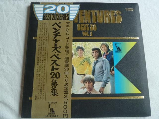The Ventures - Best 20 Vol. 2 LP Vinyl, Japan Hardcover Edition with Obi