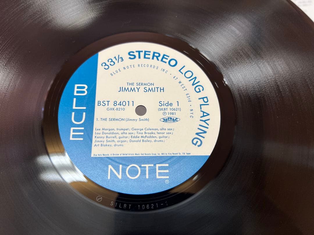 Jimmy Smith - The Sermon! LP Vinyl 1981 Japan King Record GXK-8210 Jazz Hard Bop
