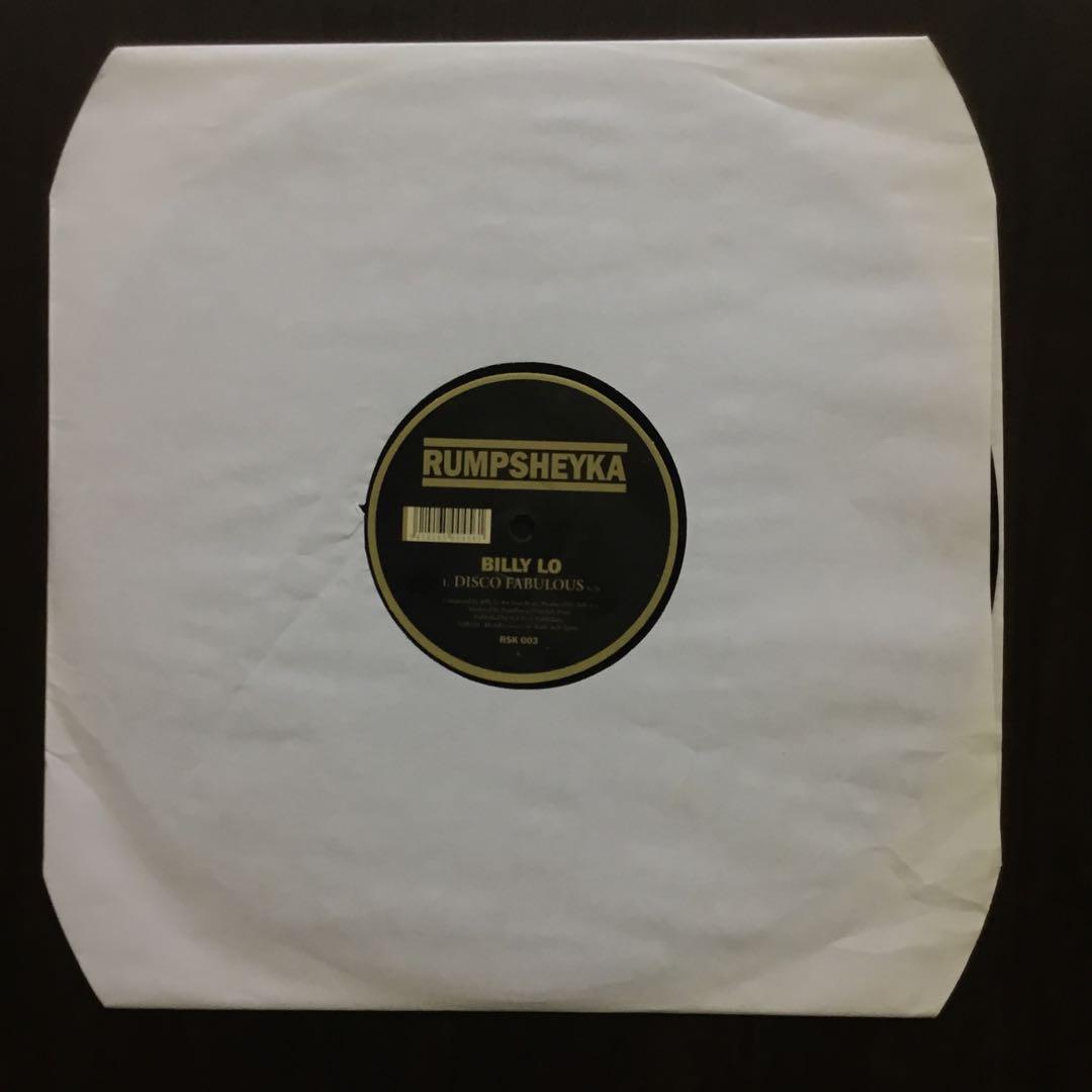 Billy Lo - Disco Fabulous 7" Vinyl Record Japan Import Rare