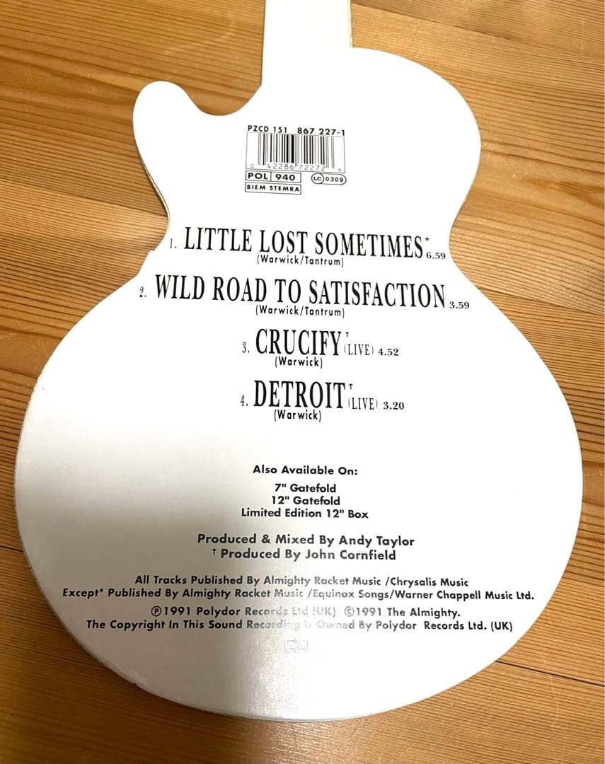 THE ALMIGHTY Little Lost Sometimes CD Hard Rock Rare Limited Serial No Used | Japansoundstore