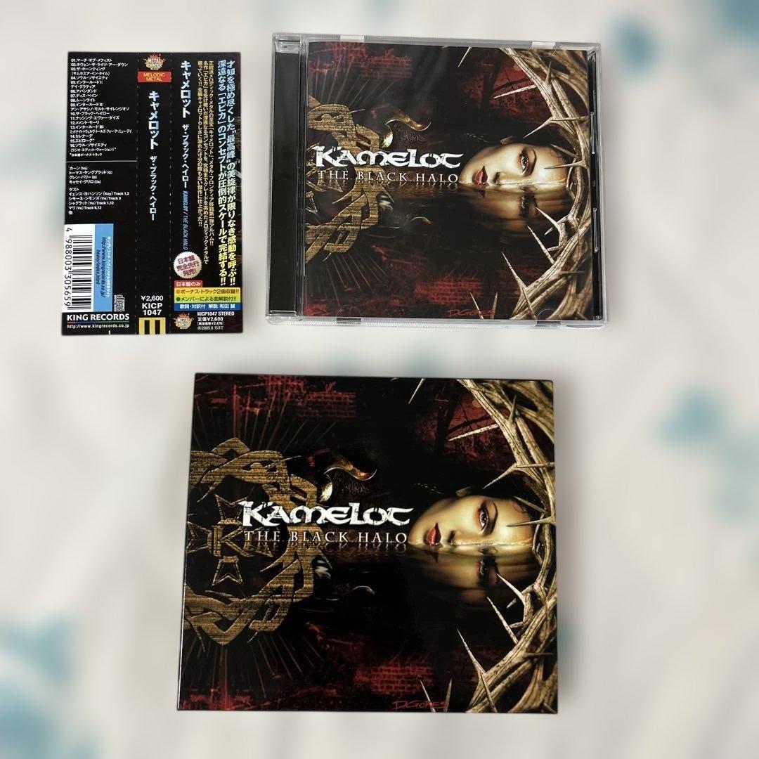 Kamelot - The Black Halo CD Japan Press with OBI King Records KICP 1047