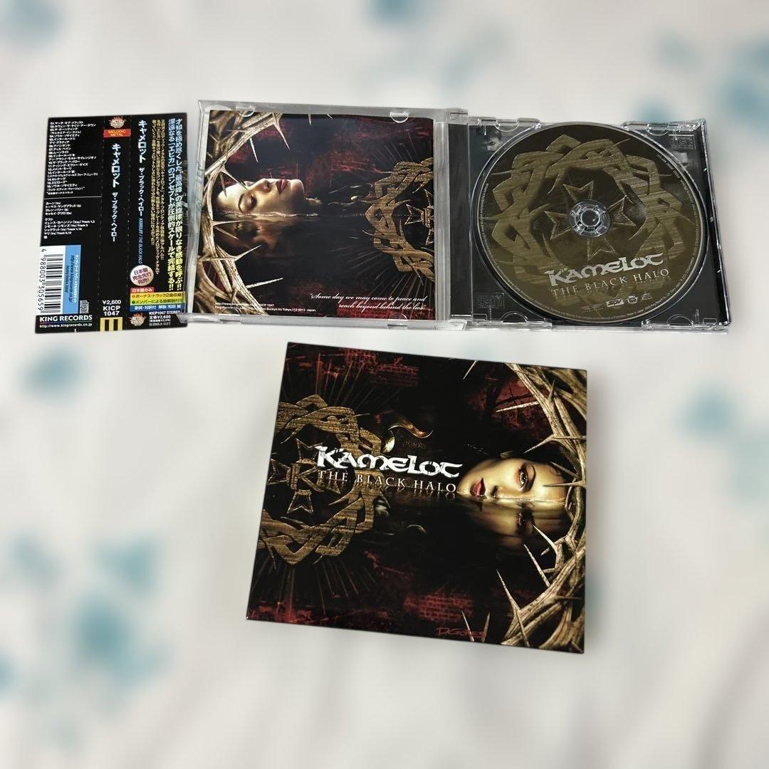 Kamelot - The Black Halo CD Japan Press with OBI King Records KICP 1047