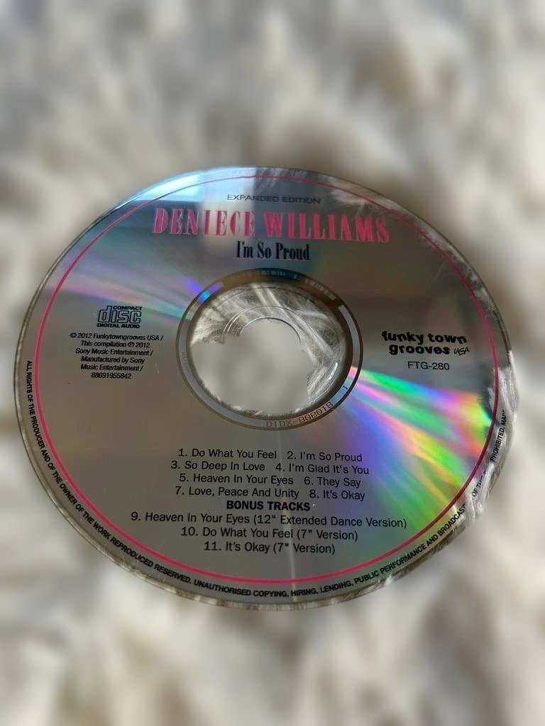 Deniece Williams I'm So Proud CD Funkytowngrooves Expanded Edition R&B Soul
