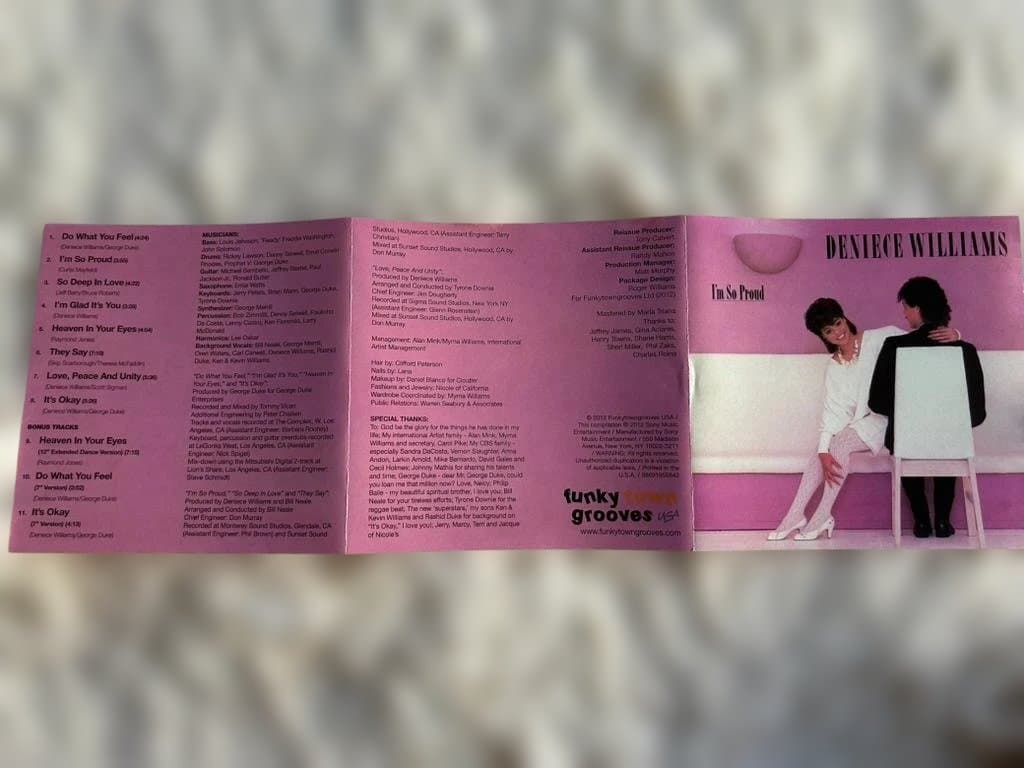 Deniece Williams I'm So Proud CD Funkytowngrooves Expanded Edition R&B Soul