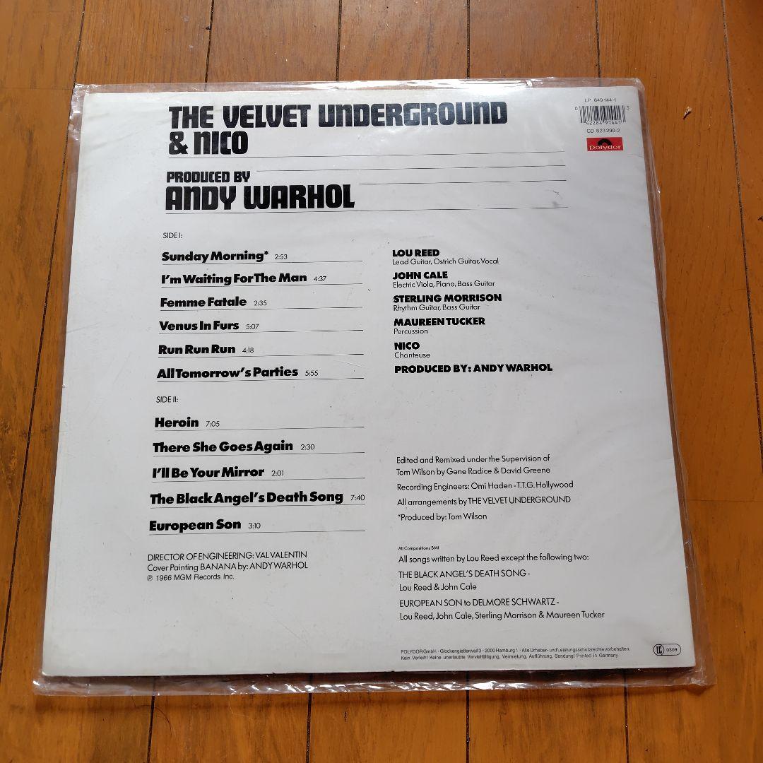 The Velvet Underground & Nico LP Vinyl Andy Warhol Art Rock Classic