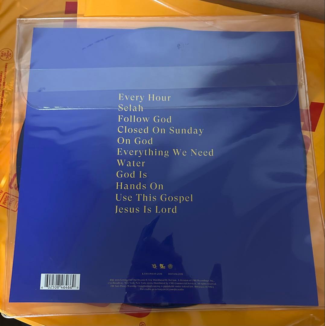 Kanye West - Jesus Is King Vinyl LP Blue Color Disc Record