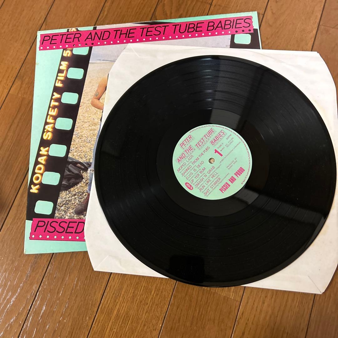 Peter and the Test Tube Babies - Pissed and Proud LP Vinyl Record 1982 UK Punk