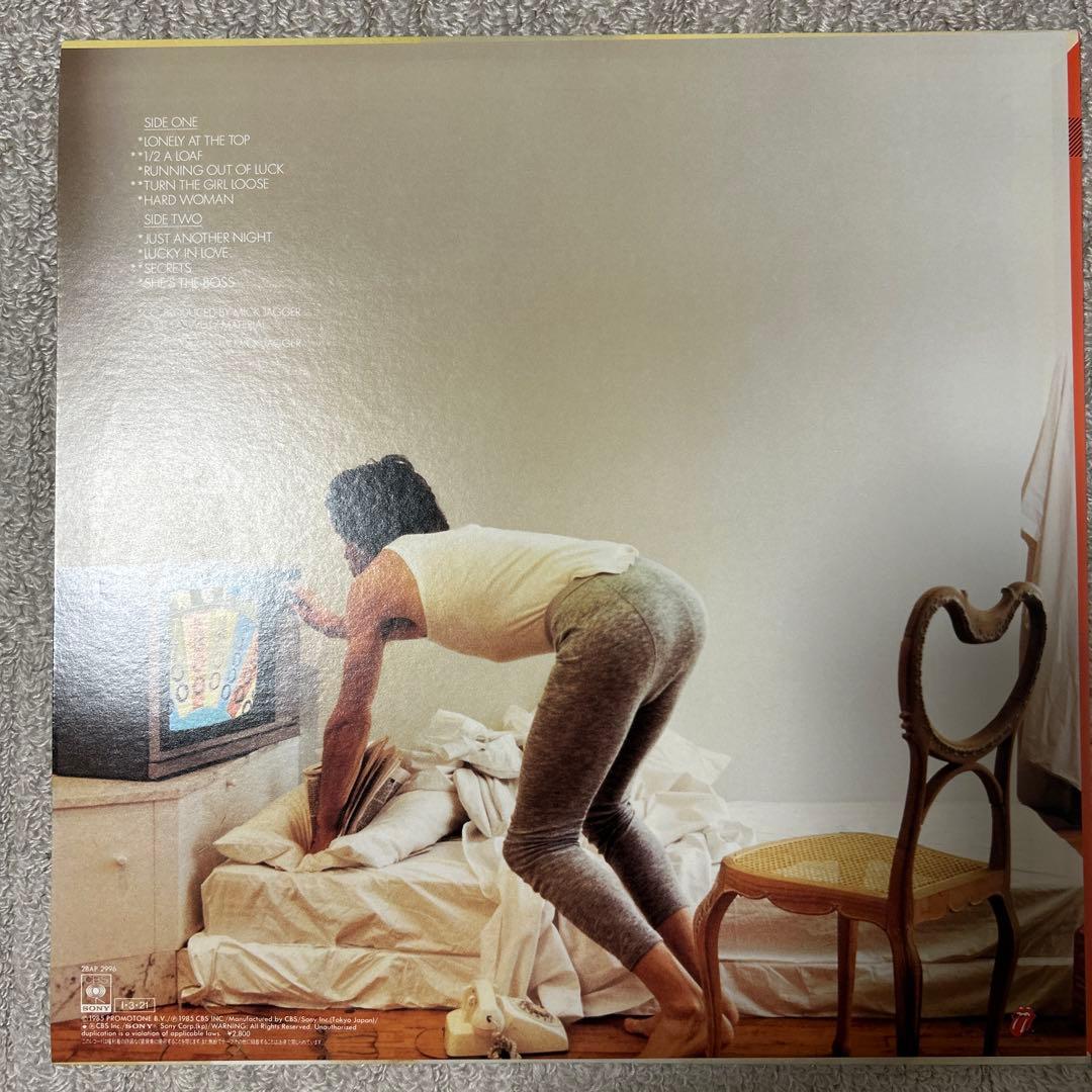 Mick Jagger - She's The Boss LP Vinyl Record, Japan Pressing with Obi