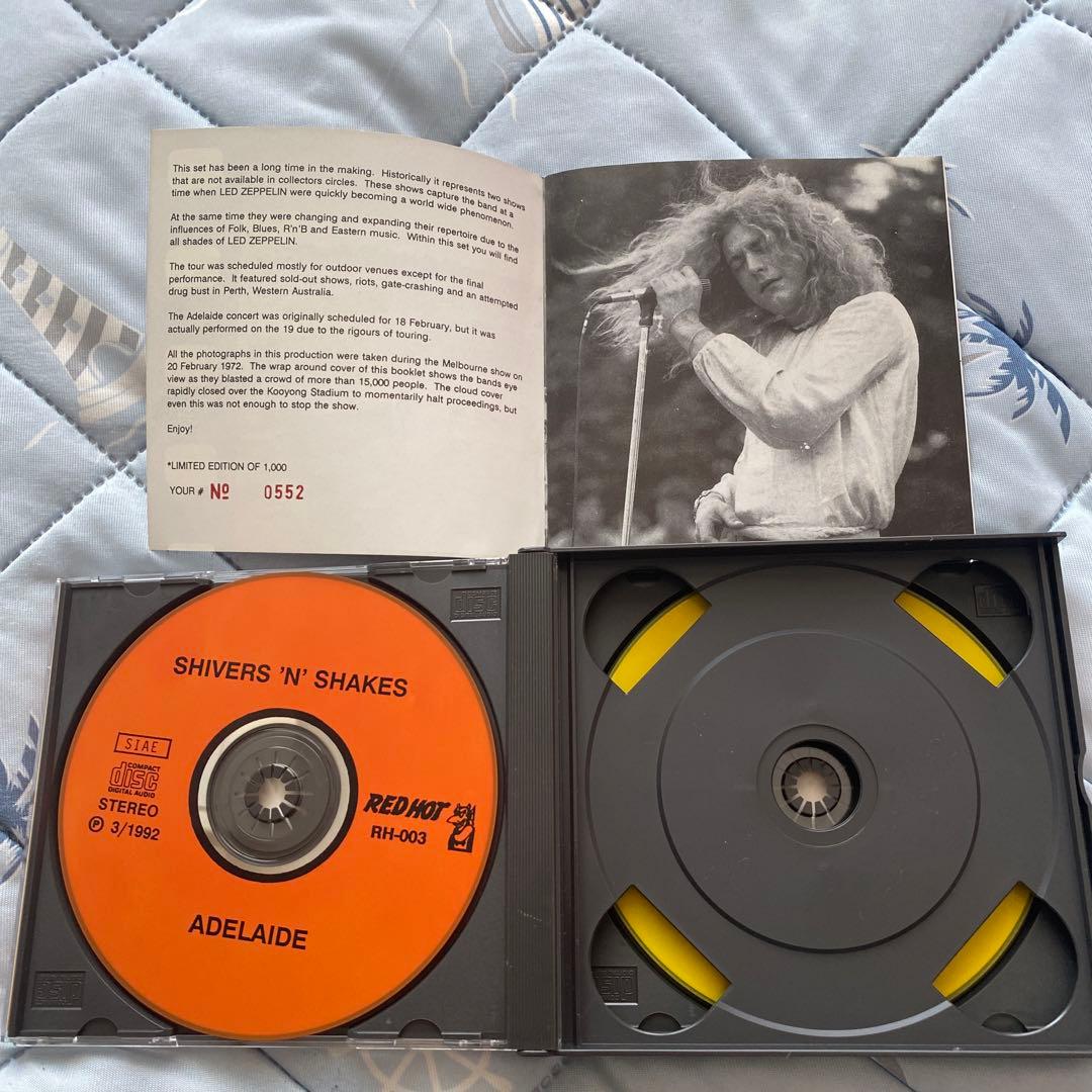 Led Zeppelin Shivers 'N' Shakes Limited Ed 2CD Num 0552 Used | Japansoundstore