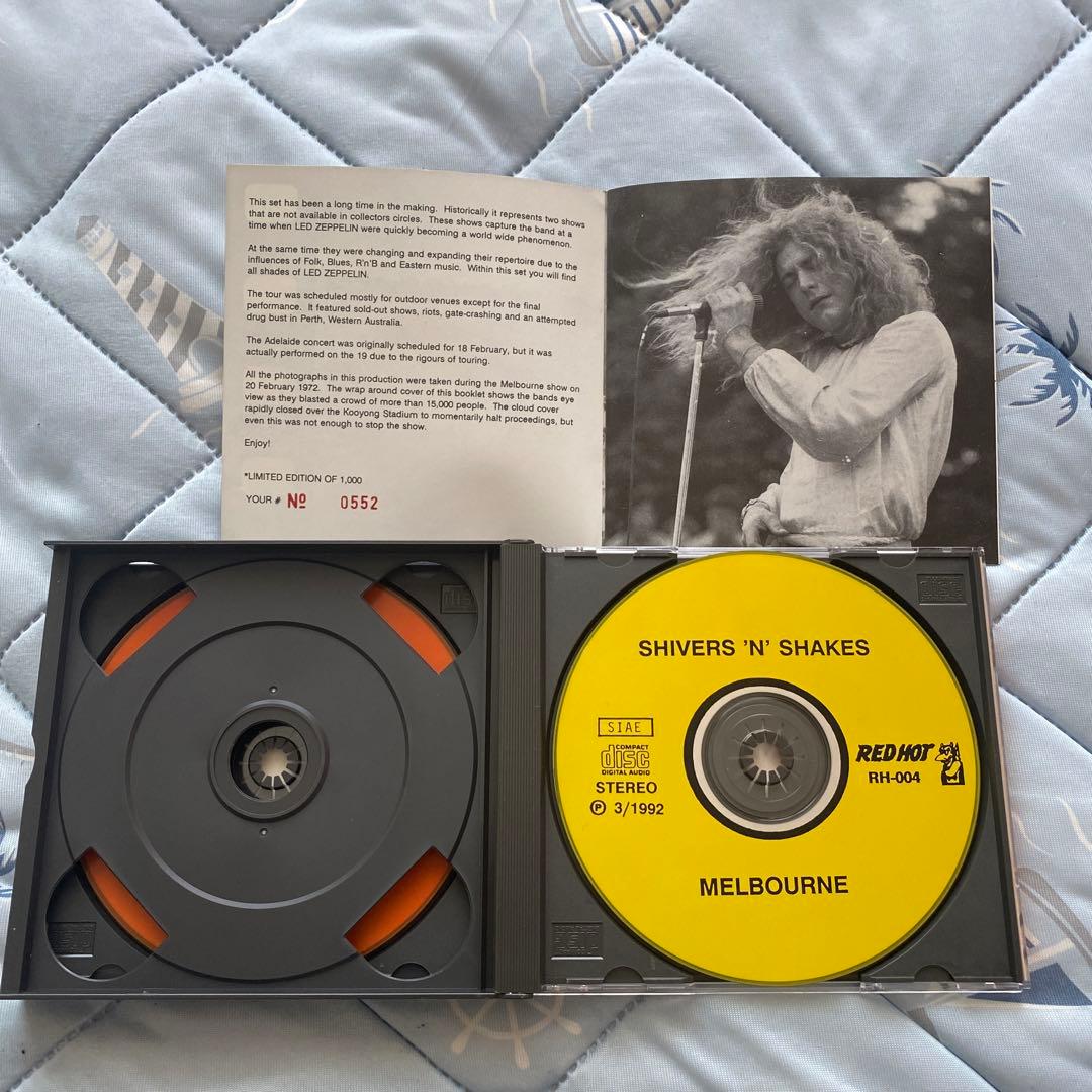 Led Zeppelin Shivers 'N' Shakes Limited Ed 2CD Num 0552 Used | Japansoundstore